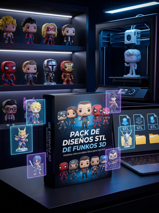 Pack 350 Diseños STL Funkos